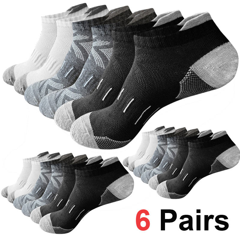 Athletic Sock Cushion - 6/12 пар мужских носков до щиколотки