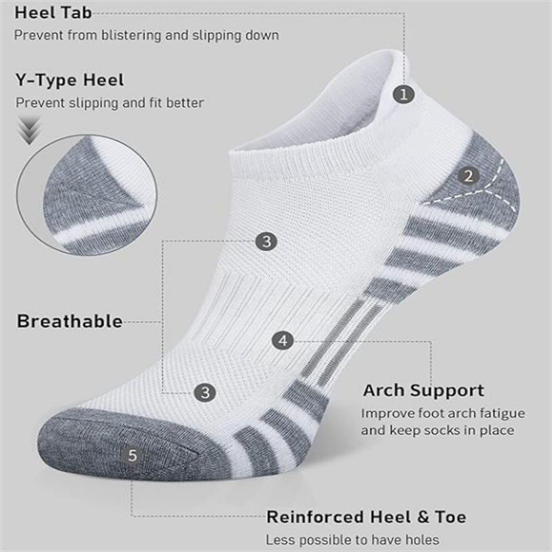 Мягкие дышащие спортивные носк – обзор и цена Athletic Sock Cushion