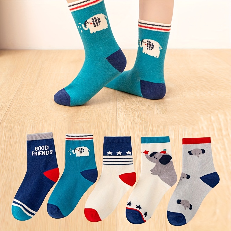 Набор из 5 пар детских носков  – обзор и цена Cotton Crew Sock Pack