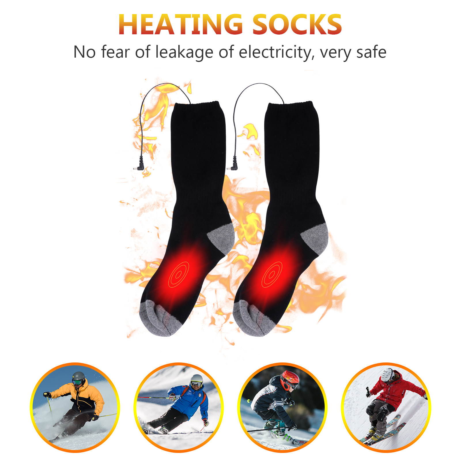 1 комплект термоносков с USB-п – обзор и цена Thermal Sock Winter