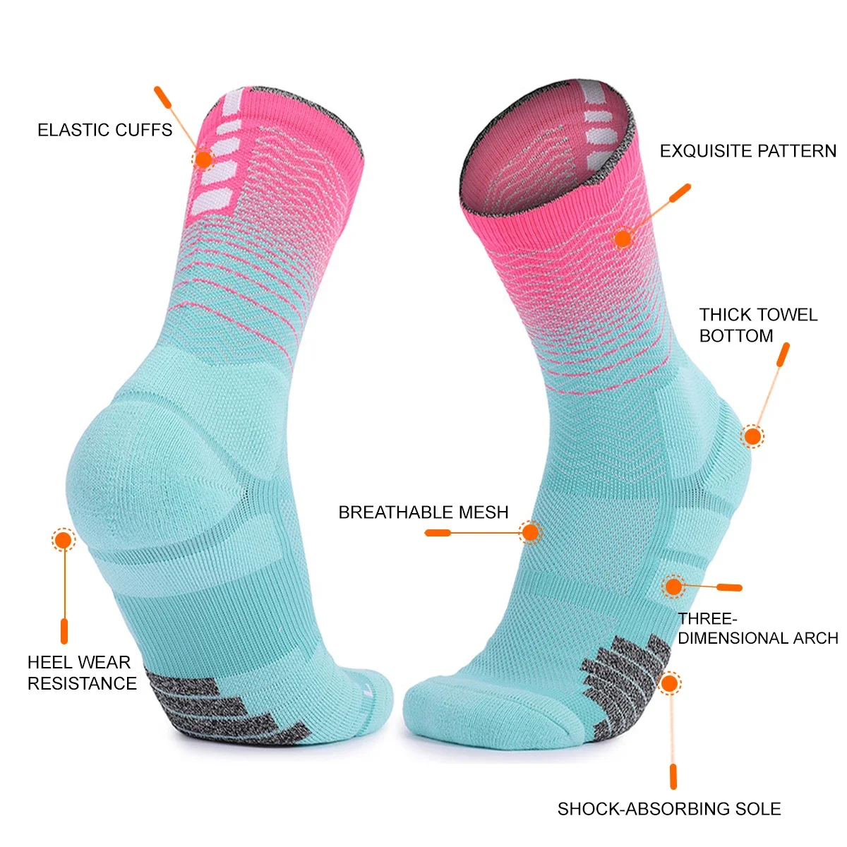 Носки спортивные WRELS, 1/2/3  – обзор и цена Athletic Sock Cushion