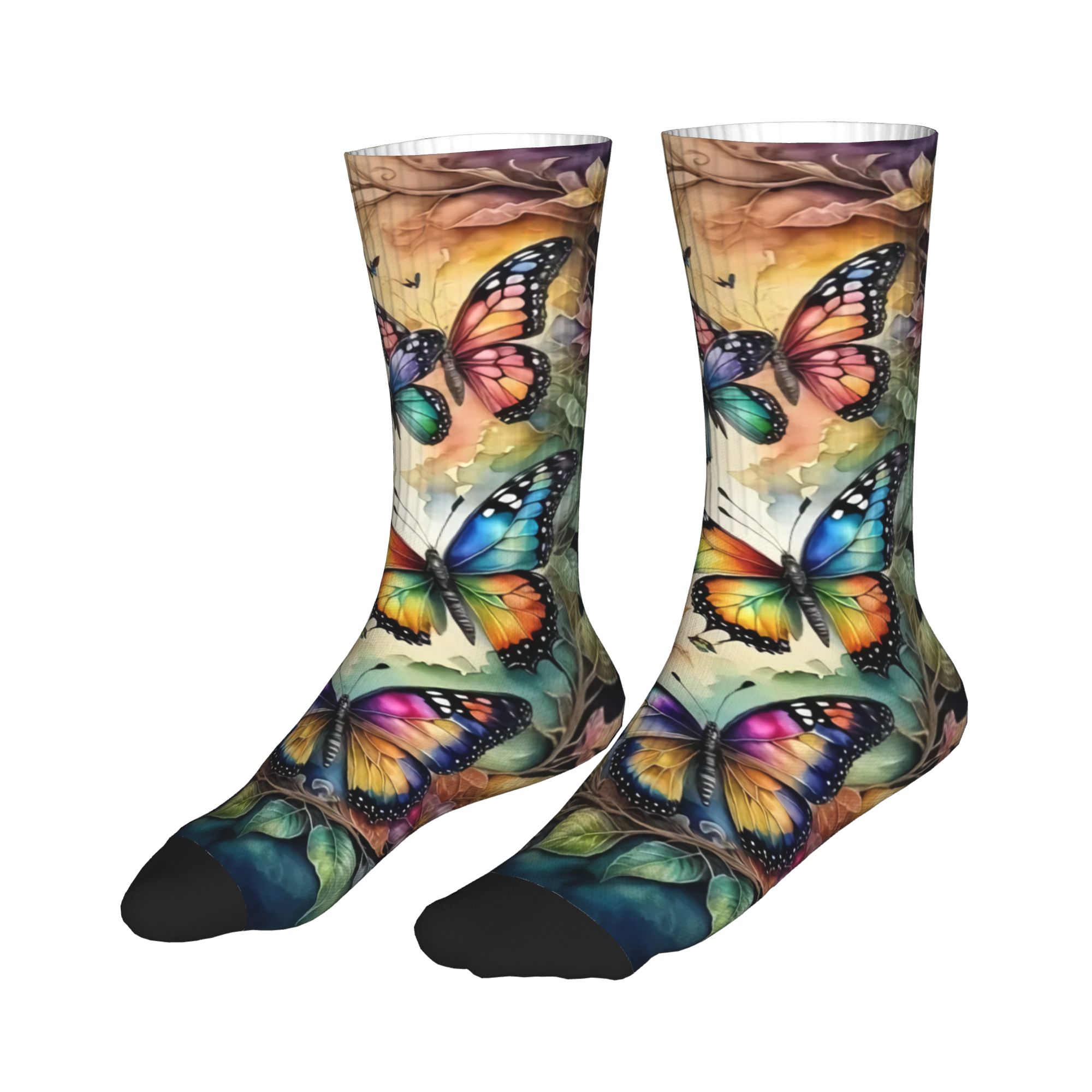 Красочные носки с бабочками и  – обзор и цена Dress Sock Men