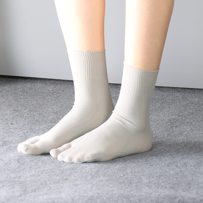 Носки женские, тонкие, однотон – обзор и цена Toe Sock Split