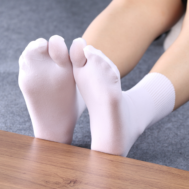 Носки женские, тонкие, однотон – обзор и цена Toe Sock Split